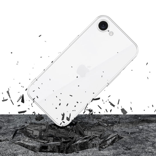 Прозрачен калъф с прозрачна защитна рамка за Apple iPhone 16E - 3mk Armor Case