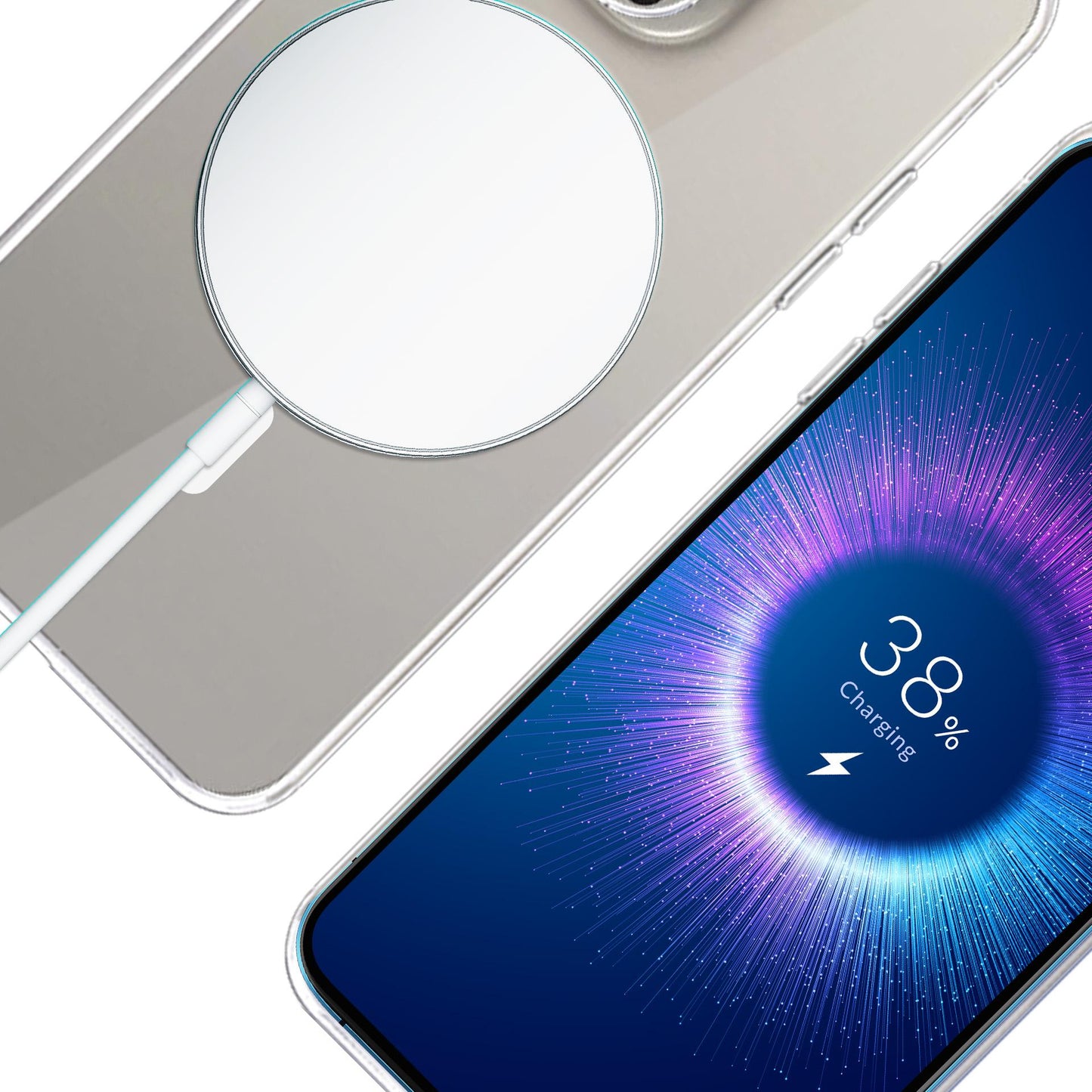 Прозрачен калъф с MagSafe за Apple iPhone 15 Pro Max - 3mk Clear MagCase