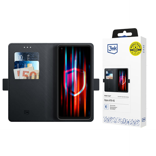 Калъф тефтерче за Oppo A78 4G - 3mk Wallet Case