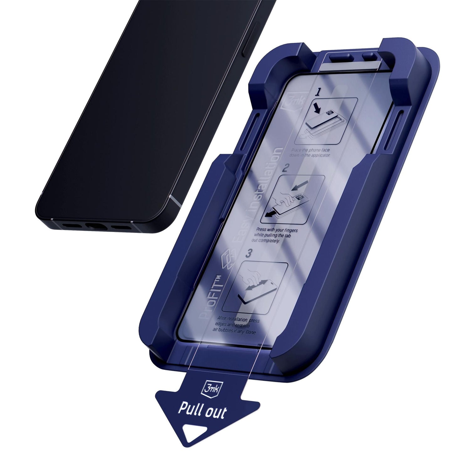 Протектор с апликатор за Samsung Galaxy S26+ - 3mk Hardglass Max Privacy