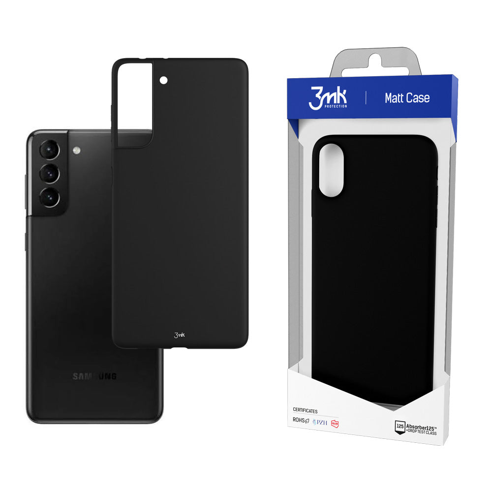 Матов калъф за Samsung Galaxy S21 5G - 3mk Matt Case black