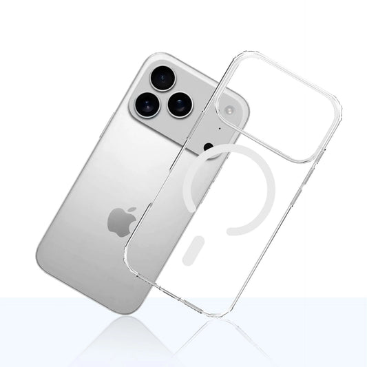 Прозрачен калъф MagSafe с прозрачна защитна рамка за Apple iPhone 17 Pro - 3mk Armor MagCase