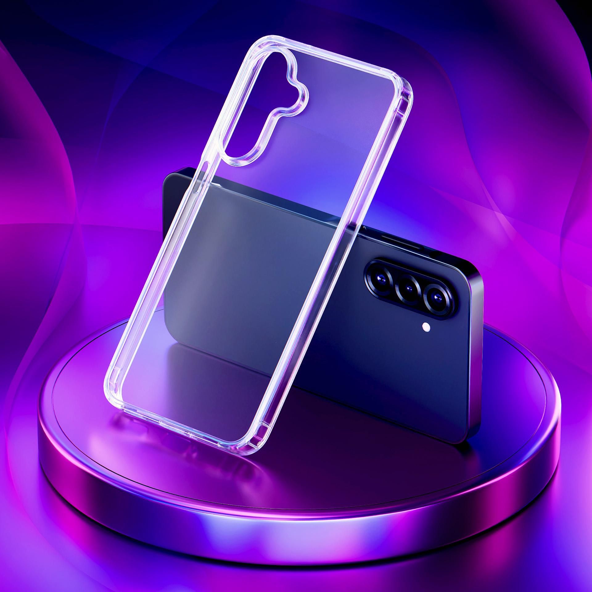 Прозрачен калъф с прозрачна защитна рамка за Samsung Galaxy A17 5G / Galaxy A17 4G - 3mk Armor Case