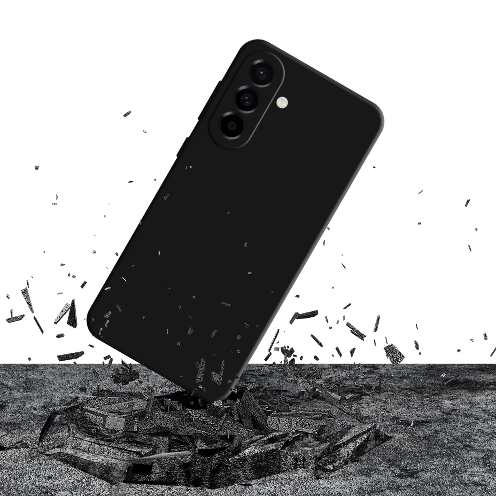 Черен силиконов калъф за Samsung Galaxy A56 - 3mk Silicone Case