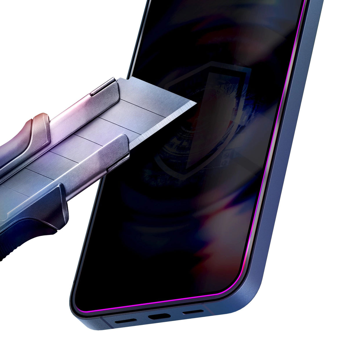 Privacy mротектор с апликатор за Apple iPhone 18 Pro Max - 3mk Hardglass Max Privacy