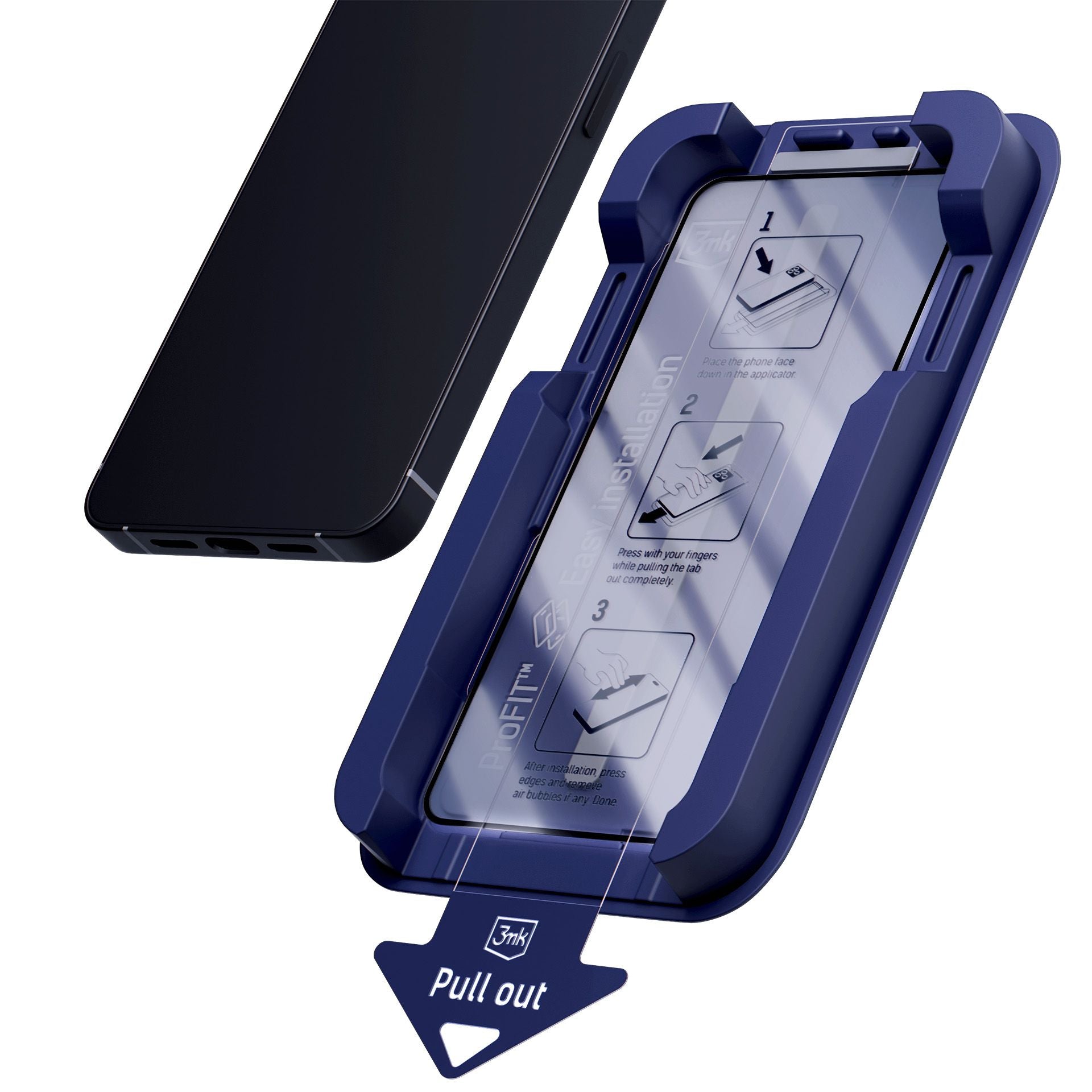 Privacy протектор за  Apple iPhone 16 Pro / iPhone 17 - 3mk HardGlass Max Privacy