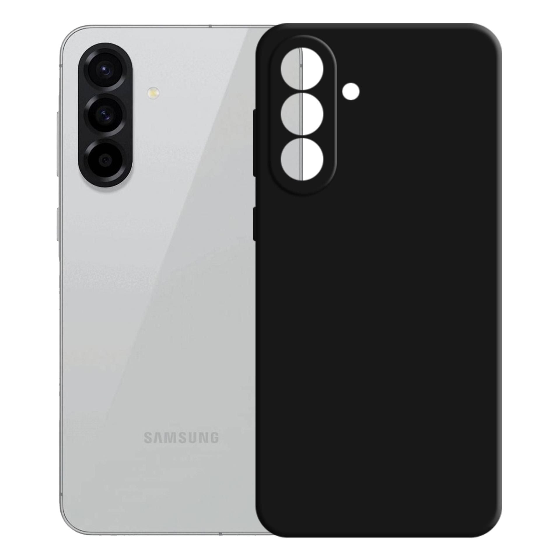 Черен силиконов калъф за Samsung Galaxy A56 - 3mk Silicone Case