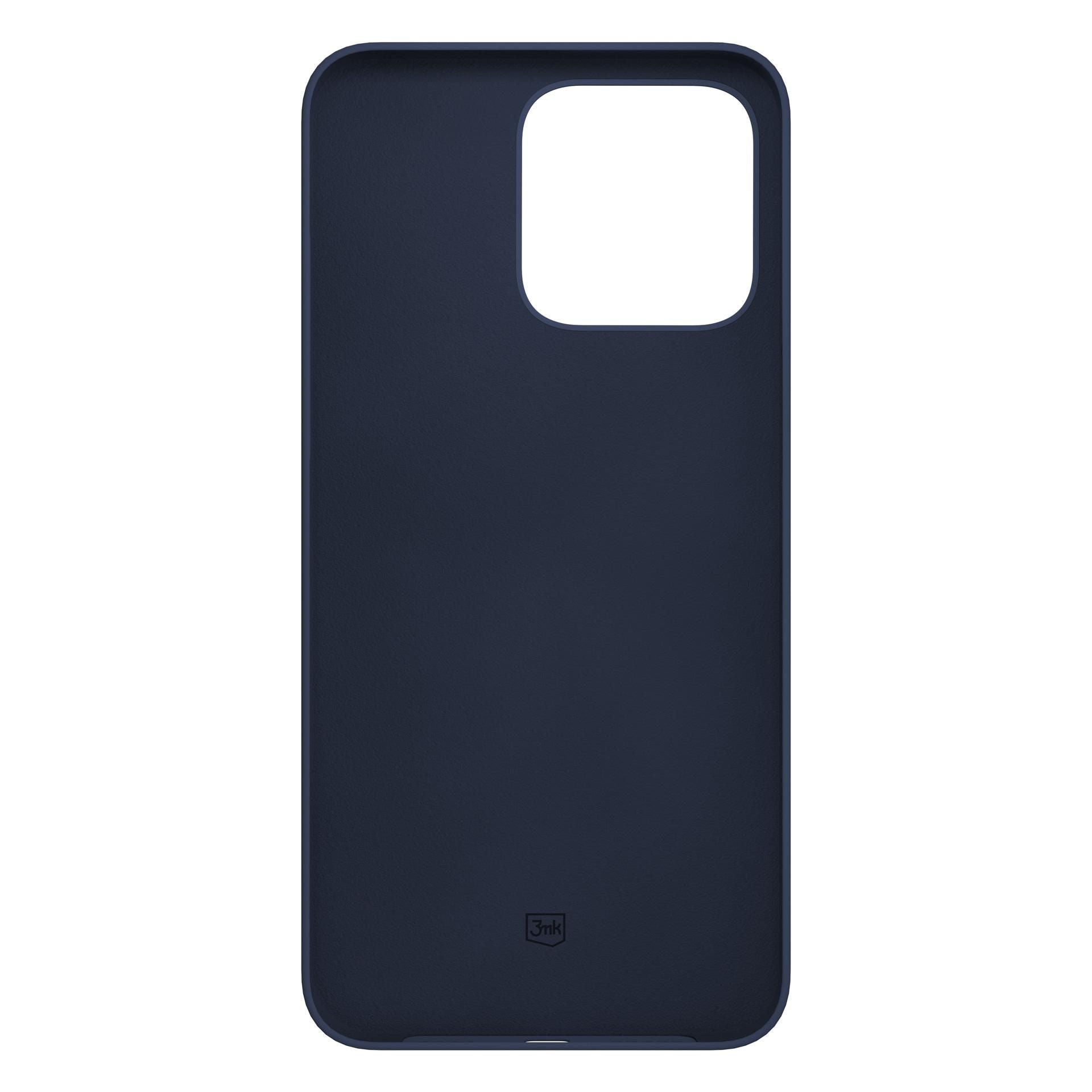Син силиконов калъф за Apple iPhone 16 Pro Max - 3mk Silicone Case Dark Navy