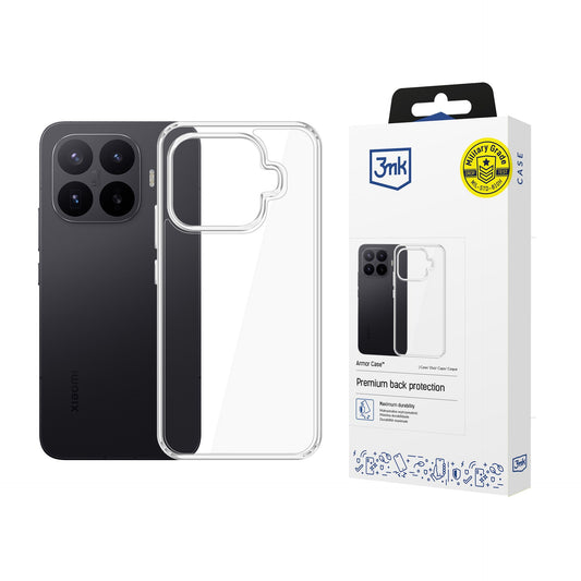 Прозрачен калъф с прозрачна защитна рамка за Xiaomi 17T Pro - 3mk Armor Case