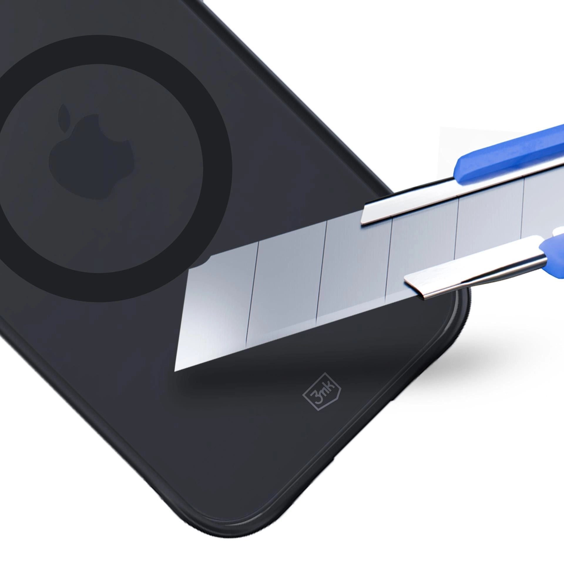 Опушен силиконов калъф с MagSafe за Apple iPhone 17 - 3mk Smoke MagCase