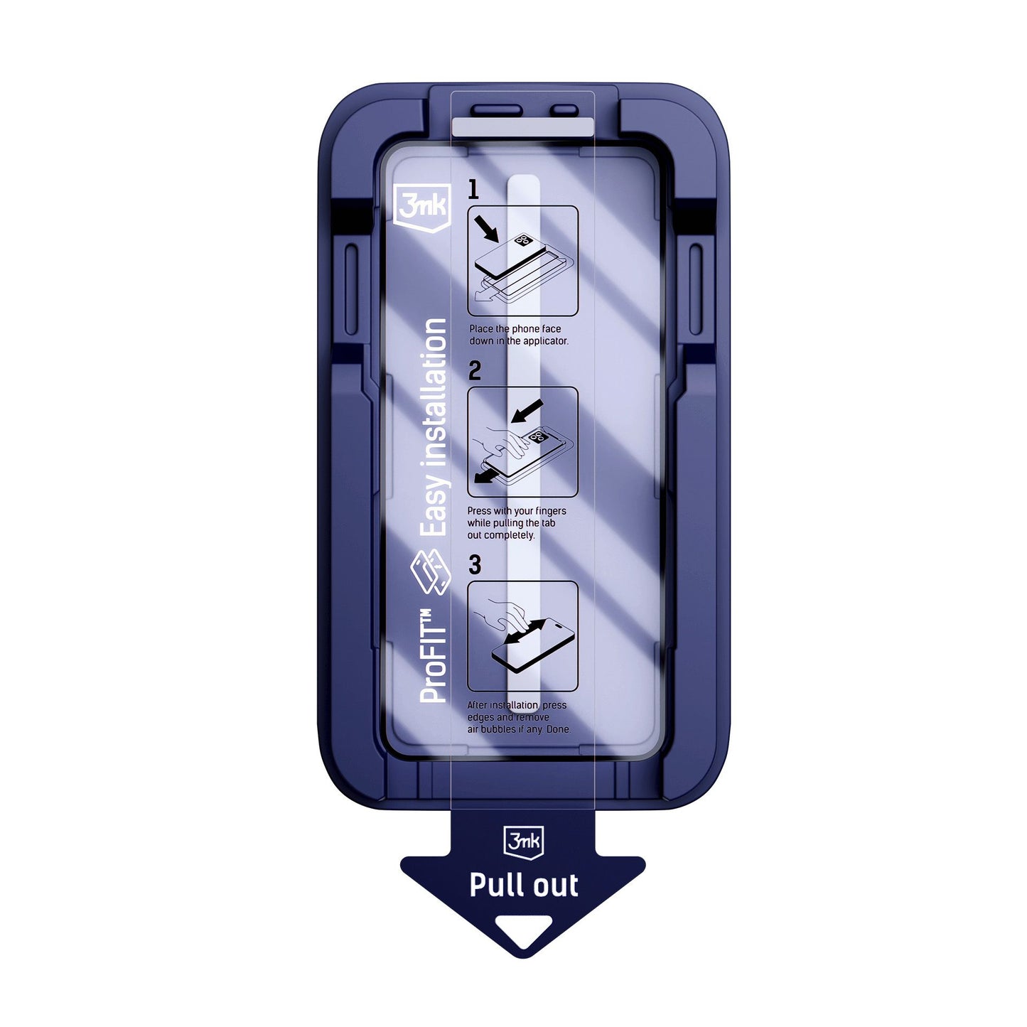 Протектор с апликатор Apple iPhone 13/ iPhone 13pro/ iPhone 14/ iPhone 16E/ iPhone 17E - 3mk HardGlass Max