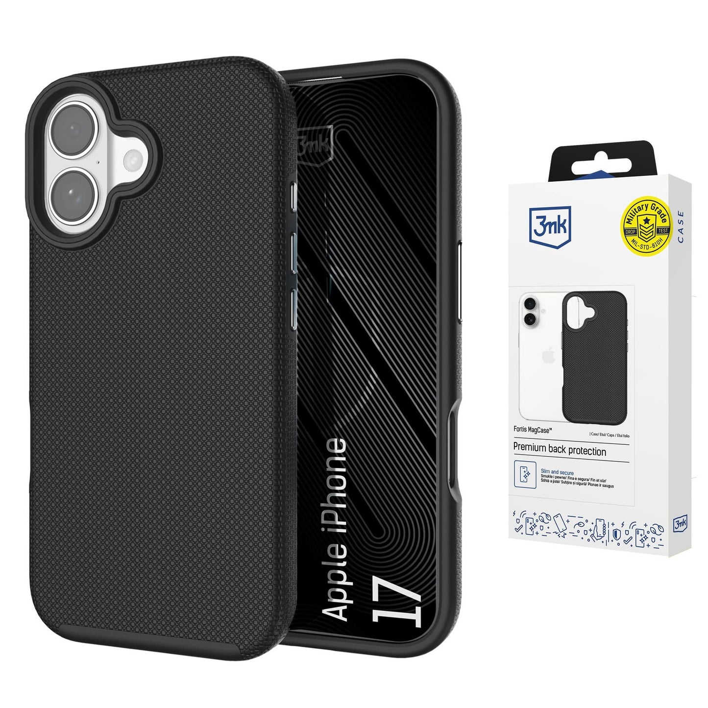 Фортис калъф с MagSafe за Apple iPhone 17 - 3mk Fortis MagCase