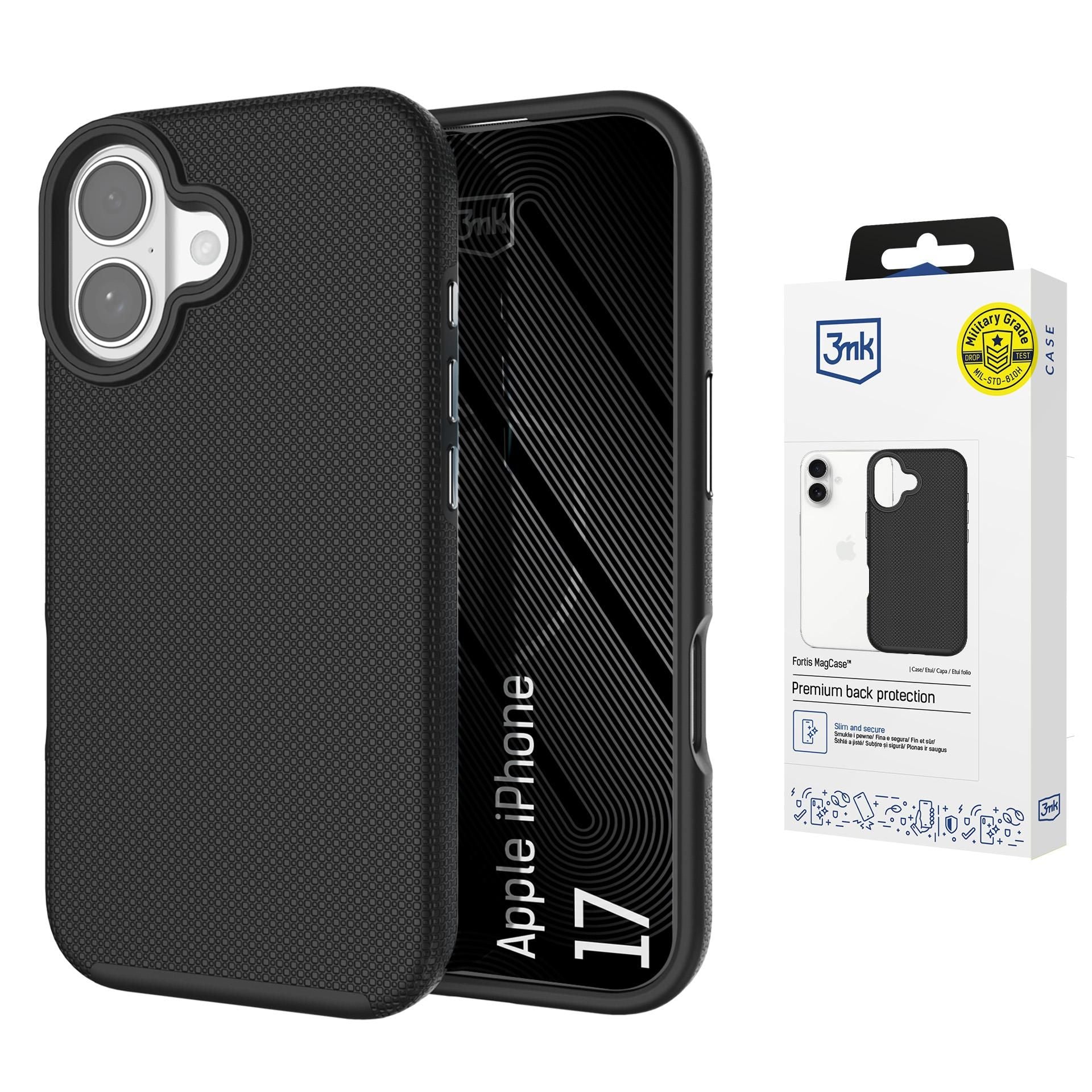 Фортис калъф с MagSafe за Apple iPhone 17 - 3mk Fortis MagCase
