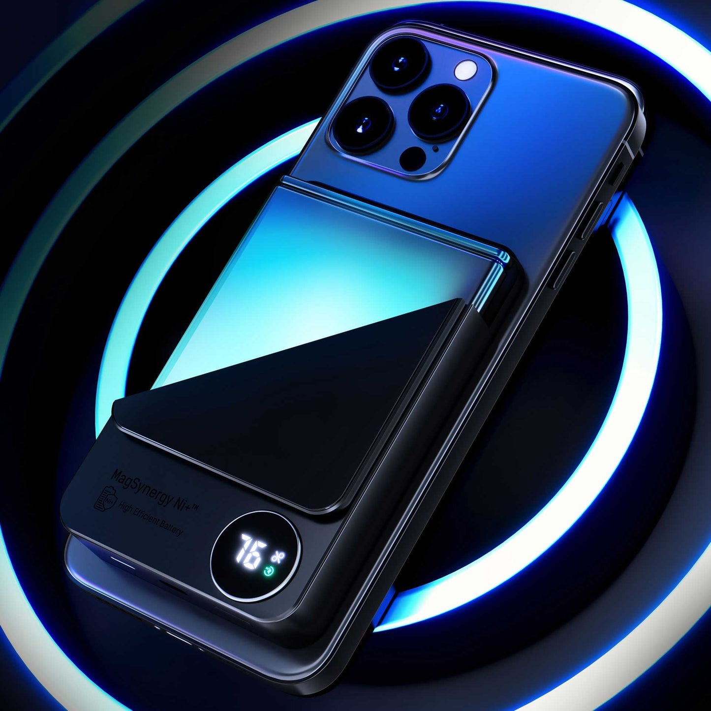 Външна батерия - 3mk 3mk HARDY MagSynergy Ni+ 5,000mAh 22.5W