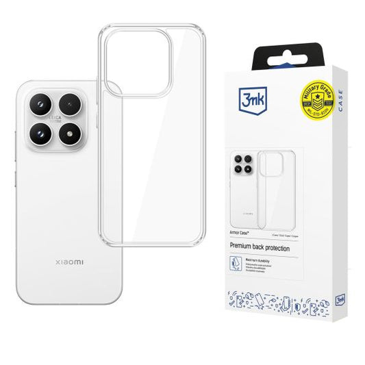 Прозрачен калъф с прозрачна защитна рамка за Xiaomi 17 - 3mk Armor Case