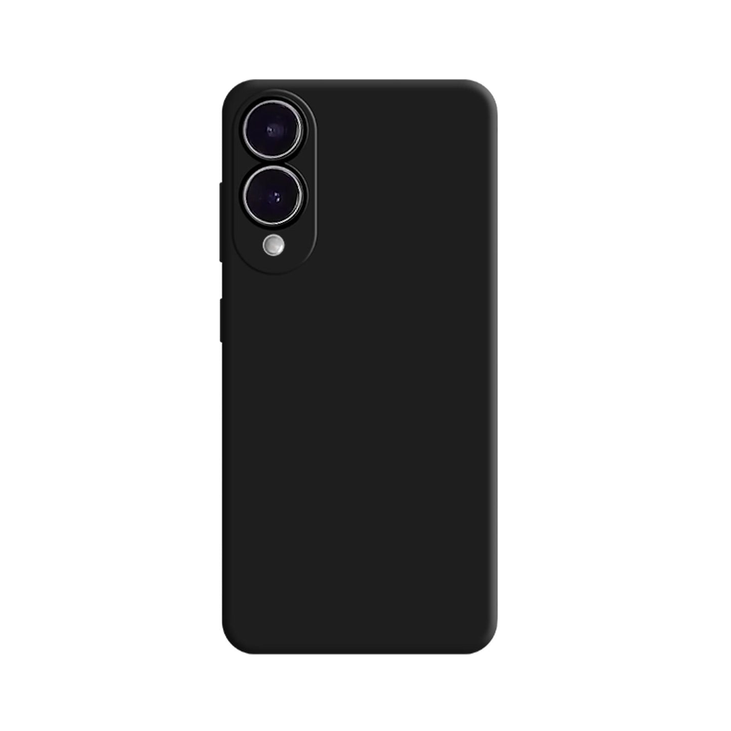 Черен силиконов калъф за Samsung Galaxy S25 Edge - 3mk Silicone Case