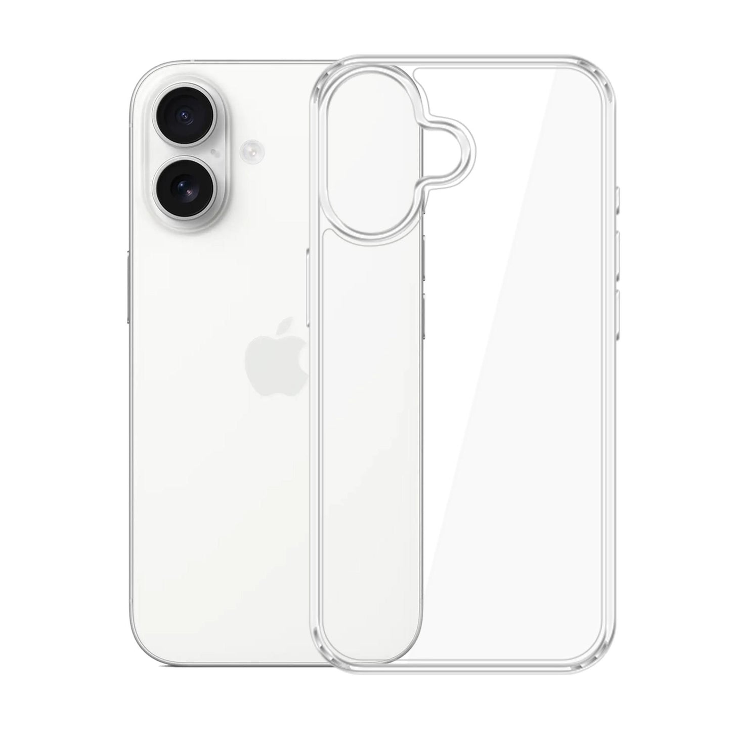 Прозрачен калъф с прозрачна защитна рамка за Apple iPhone 17 - 3mk Armor Case
