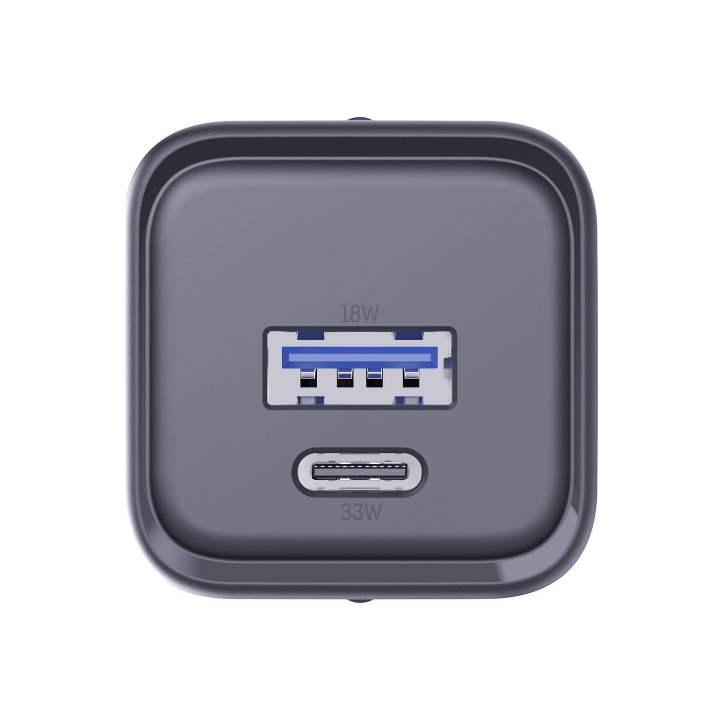 Зарядно - 3mk Hyper GaN Charger 33W GaN 1A1C Black черно