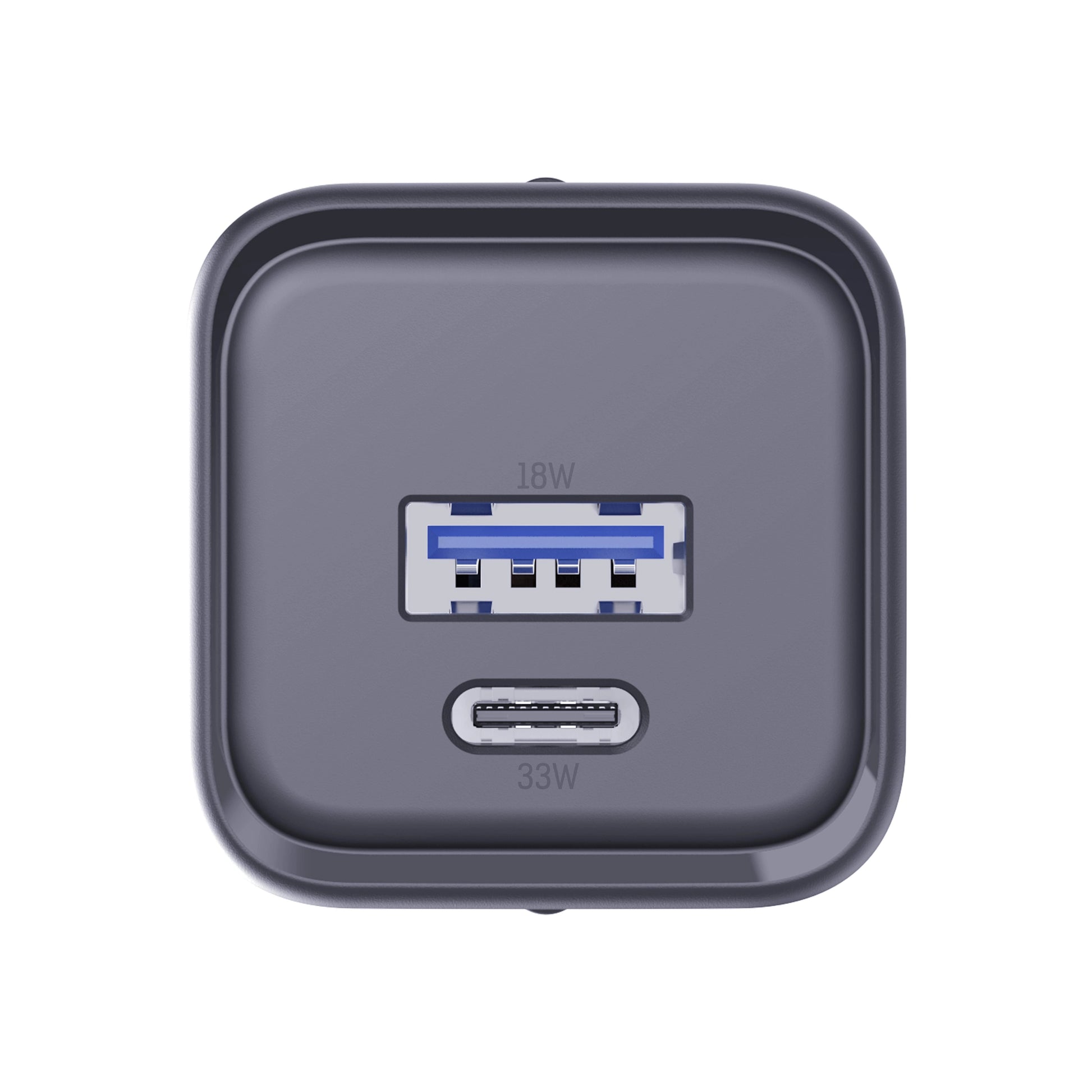 Зарядно - 3mk Hyper GaN Charger 33W GaN 1A1C Black черно