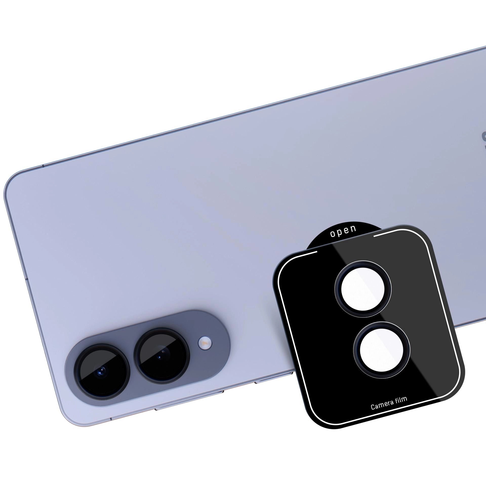 Протектор за камерата на Samsung Galaxy S25 Edge - 3mk Lens Protection Pro Black