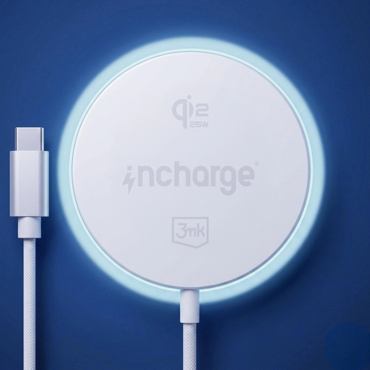 Безжично зарядно устройство - 3mk incharge Align Qi2.,2 25W for Android
