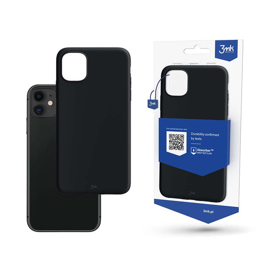 Матов калъф за Apple iPhone 11 - 3mk Matt Case black