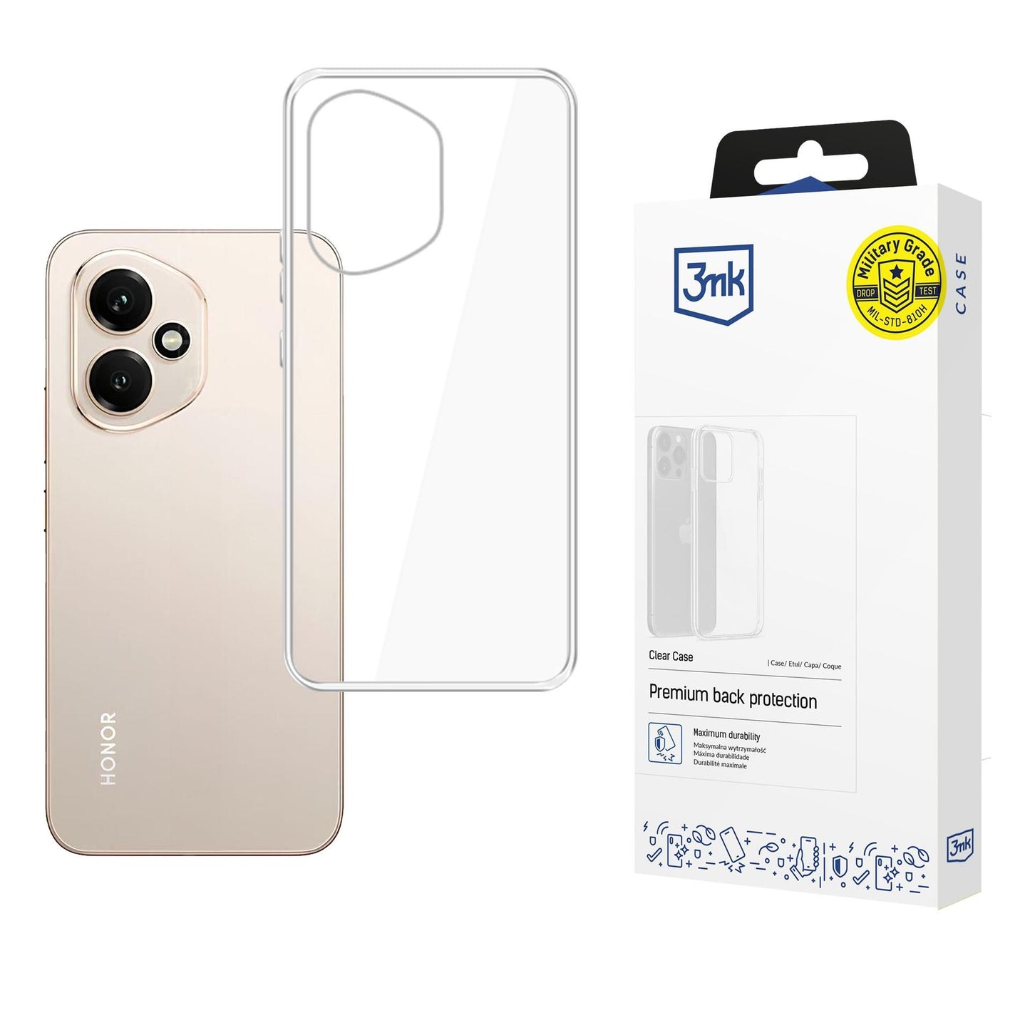 Прозрачен калъф за Honor 400 - 3mk Clear Case