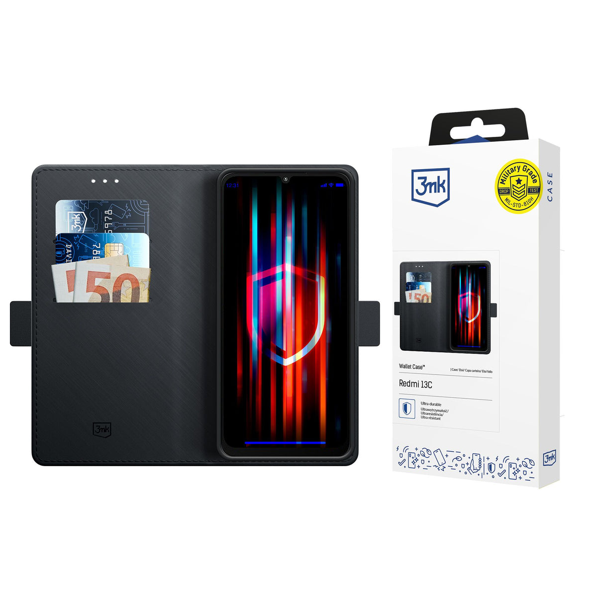Калъф тефтерче за Xiaomi Redmi 13C 5G - 3mk Wallet Case