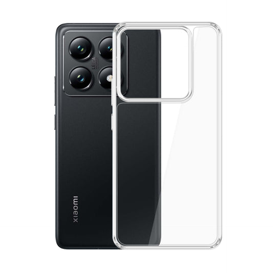 Прозрачен калъф с прозрачна защитна рамка за Xiaomi 14T Pro - 3mk Armor Case
