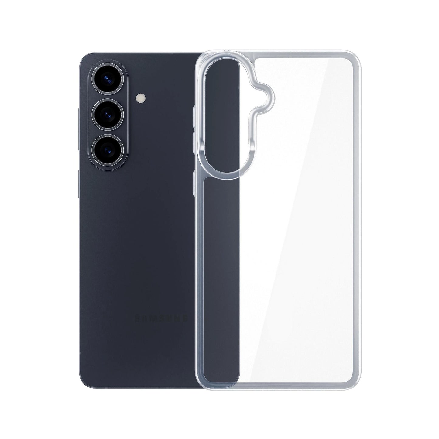 Прозрачен калъф с прозрачна защитна рамка за Samsung  Galaxy S26 - 3mk Armor Case