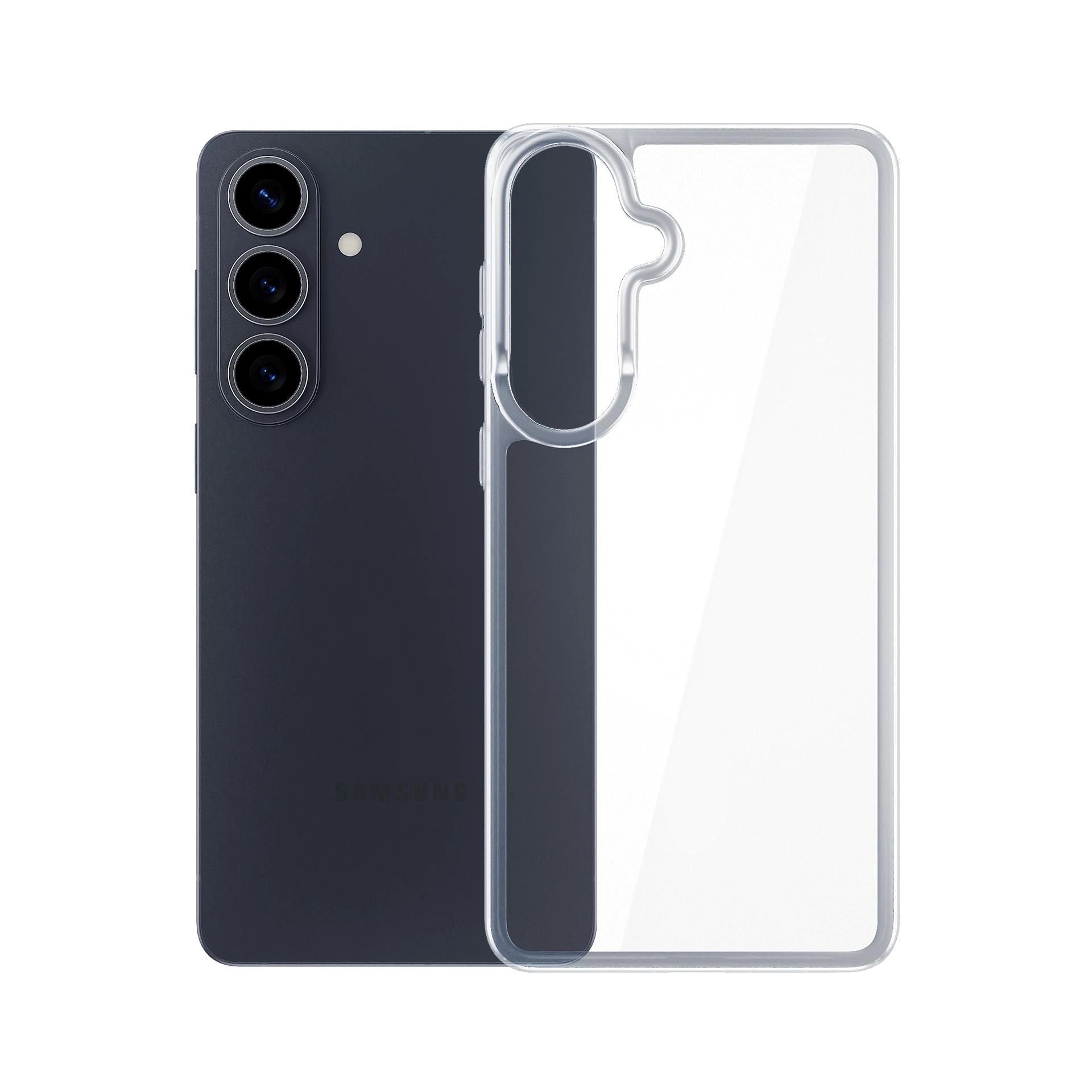 Прозрачен калъф с прозрачна защитна рамка за Samsung  Galaxy S26 - 3mk Armor Case