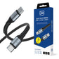 Плетен кабел 3m 240W за зареждане и прехвърляне на данни - 3mk Hyper Cable N-SERIES C to C 3m 48V/5A 240W