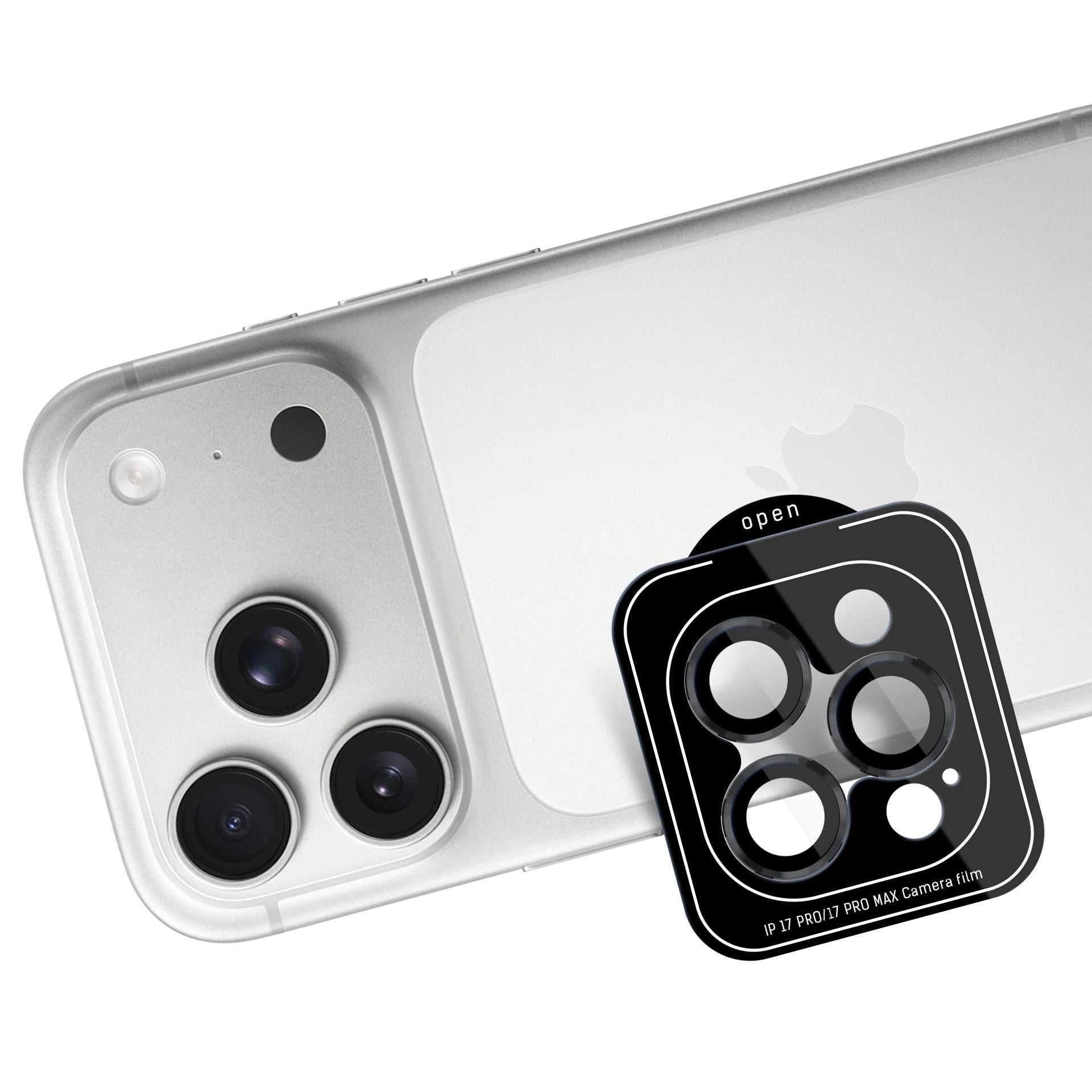 Протектор за камерата на Apple iPhone 17 Pro / iPhone 17 Pro Max - 3mk Lens Protection Pro Black