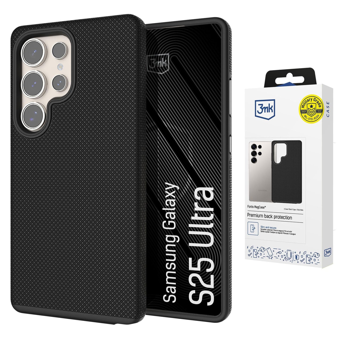 Фортис калъф с MagSafe за Samsung Galaxy S25 Ultra - 3mk Fortis MagCase