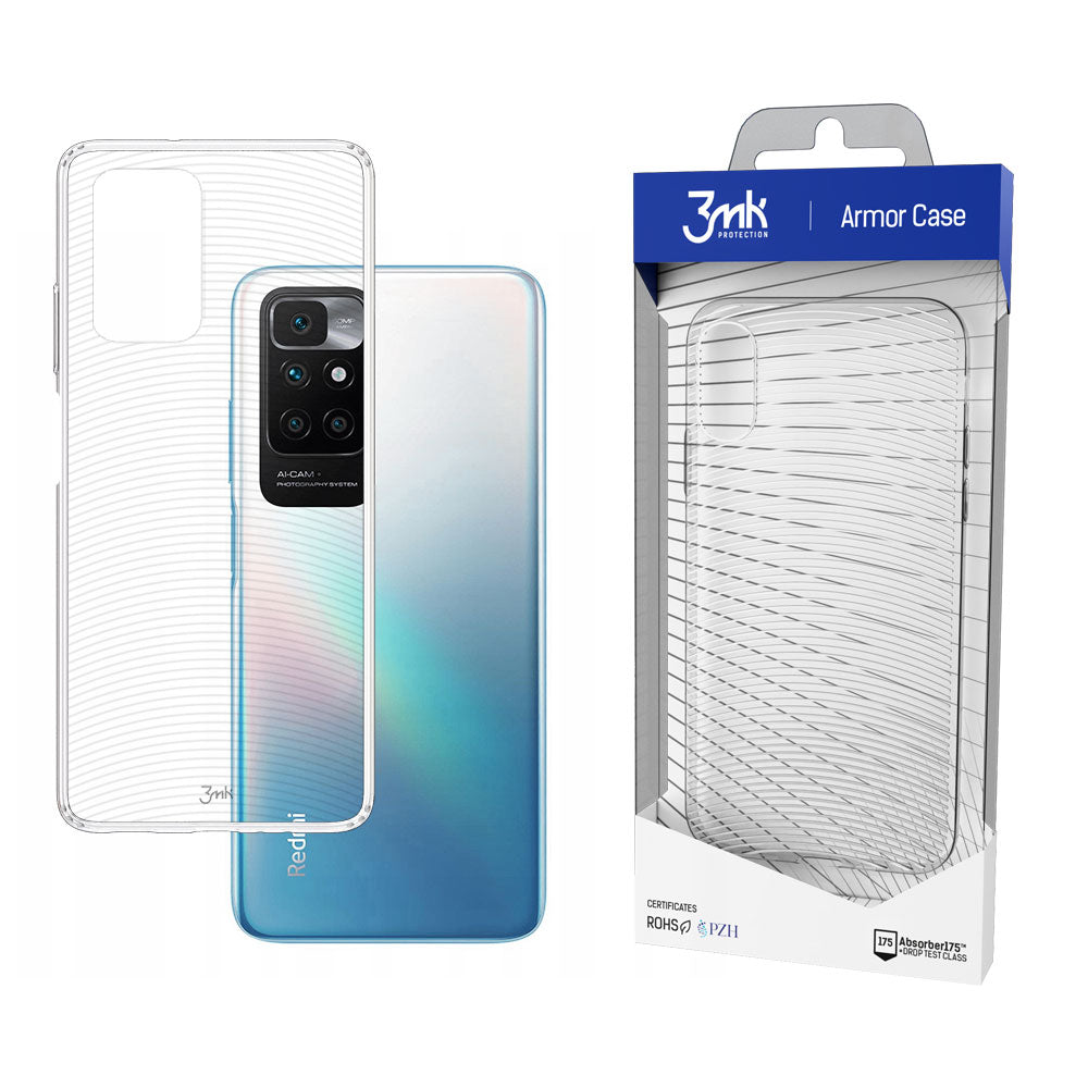 Прозрачен калъф с прозрачна защитна рамка за Xiaomi Redmi 10 - 3mk Armor Case